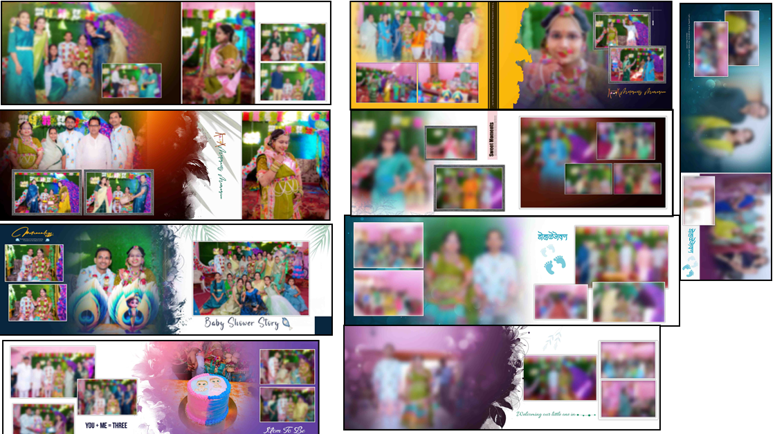 Baby Shower Album Design